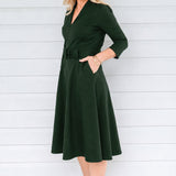 PRE-ORDER Sloane Dress in petrol