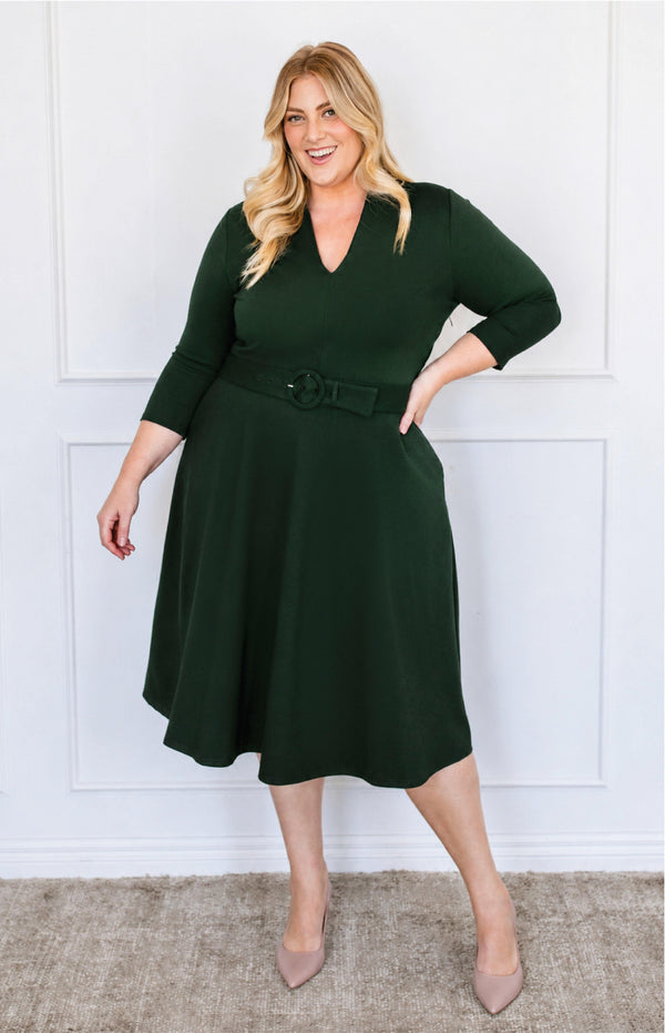 Sloane Dress in petrol
