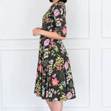 Cleo Dress in aussie blooms