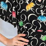 Arabella Dress in ballerina black
