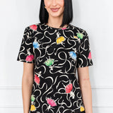 Holiday Tee in ballerina black