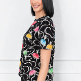 Holiday Tee in ballerina black