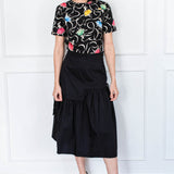 Holiday Tee in ballerina black