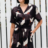 Obi Reversible Belt in star/black