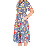 Peachy Dress in peach blossoms