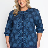 Penelope Blouse in sweet nothings blue