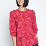 Penelope Blouse in sweet nothings pink