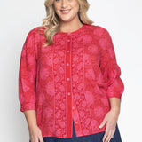 Penelope Blouse in sweet nothings pink