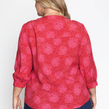 Penelope Blouse in sweet nothings pink