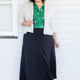 Perfect Linen Blazer in oatmeal
