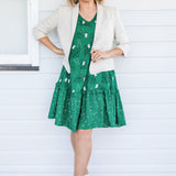 Perfect Linen Blazer in oatmeal