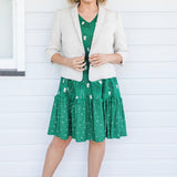 Perfect Linen Blazer in oatmeal