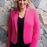 Perfect Ponte Blazer in pink