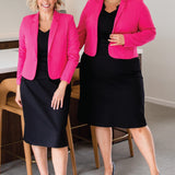 Perfect Ponte Blazer in pink