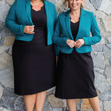 Perfect Ponte Blazer in forest