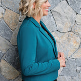 Perfect Ponte Blazer in forest