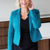 Perfect Ponte Blazer in forest