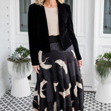 Perfect Velvet Blazer in black