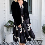 Perfect Velvet Blazer in black