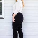 The Perfect Ponte Pant in black