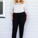 The Perfect Ponte Pant in black