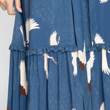 Maldives Midi Dress in poetry in motion denim
