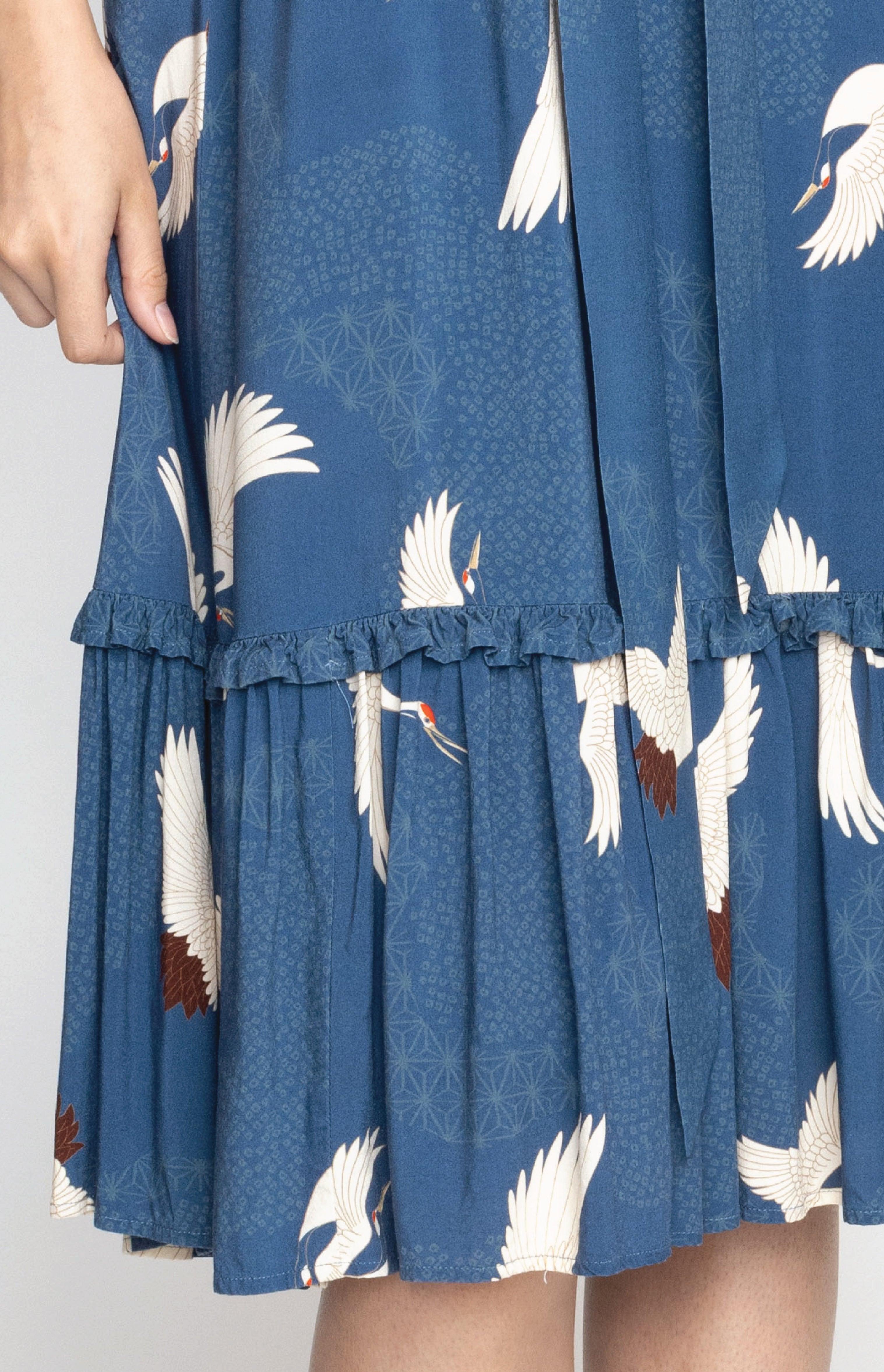 Maldives Midi Dress in poetry in motion denim
