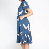 Maldives Midi Dress in poetry in motion denim