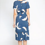 Maldives Midi Dress in poetry in motion denim