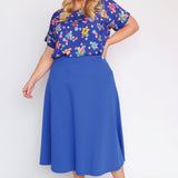 Our Favourite Ponte Skirt in blue