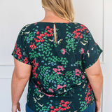 PRE-ORDER Poppy Top in enchanted petrol
