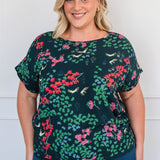 PRE-ORDER Poppy Top in enchanted petrol