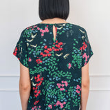 PRE-ORDER Poppy Top in enchanted petrol