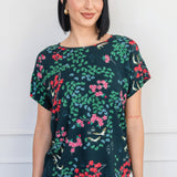 PRE-ORDER Poppy Top in enchanted petrol