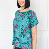 PRE-ORDER Poppy Top in enchanted teal