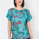 PRE-ORDER Poppy Top in enchanted teal