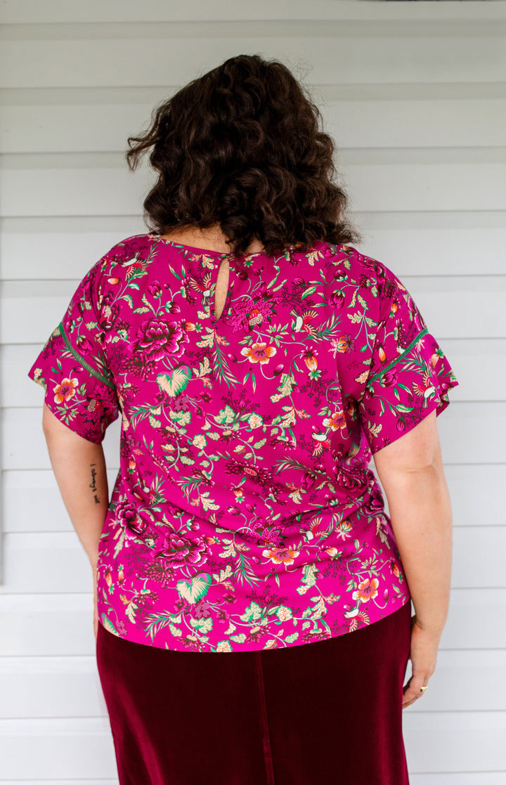 Poppy Top in flights of fancy grape