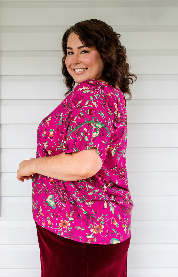 Poppy Top in flights of fancy grape