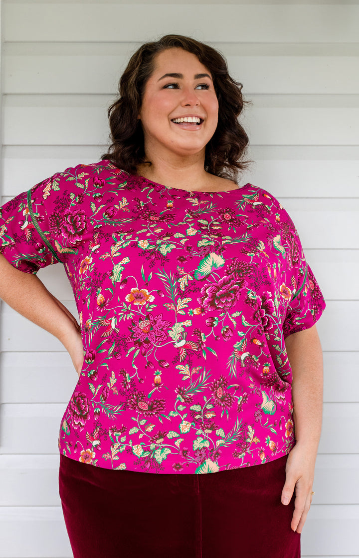 Poppy Top in flights of fancy grape