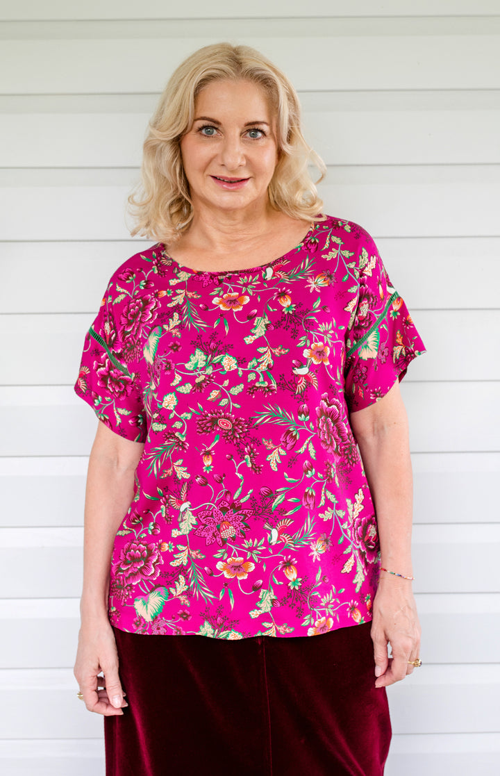 Poppy Top in flights of fancy grape