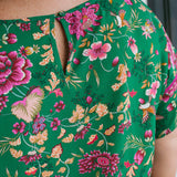 Poppy Top in flights of fancy green