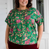 Poppy Top in flights of fancy green