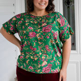 Poppy Top in flights of fancy green