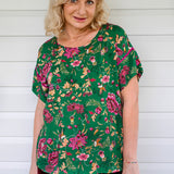Poppy Top in flights of fancy green