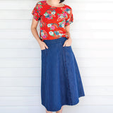 Poppy Top in now or never red