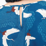 Poppy Top in poetry in motion denim