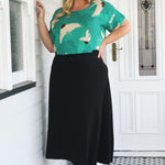Maiocchi Poppy Top in Poetry in Motion green – bestselling kimono-inspired floral print top