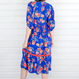 Portofino Midi Dress in now or never blue