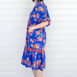 Portofino Midi Dress in now or never blue