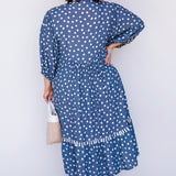 Portofino Midi Dress in sweet spot blue